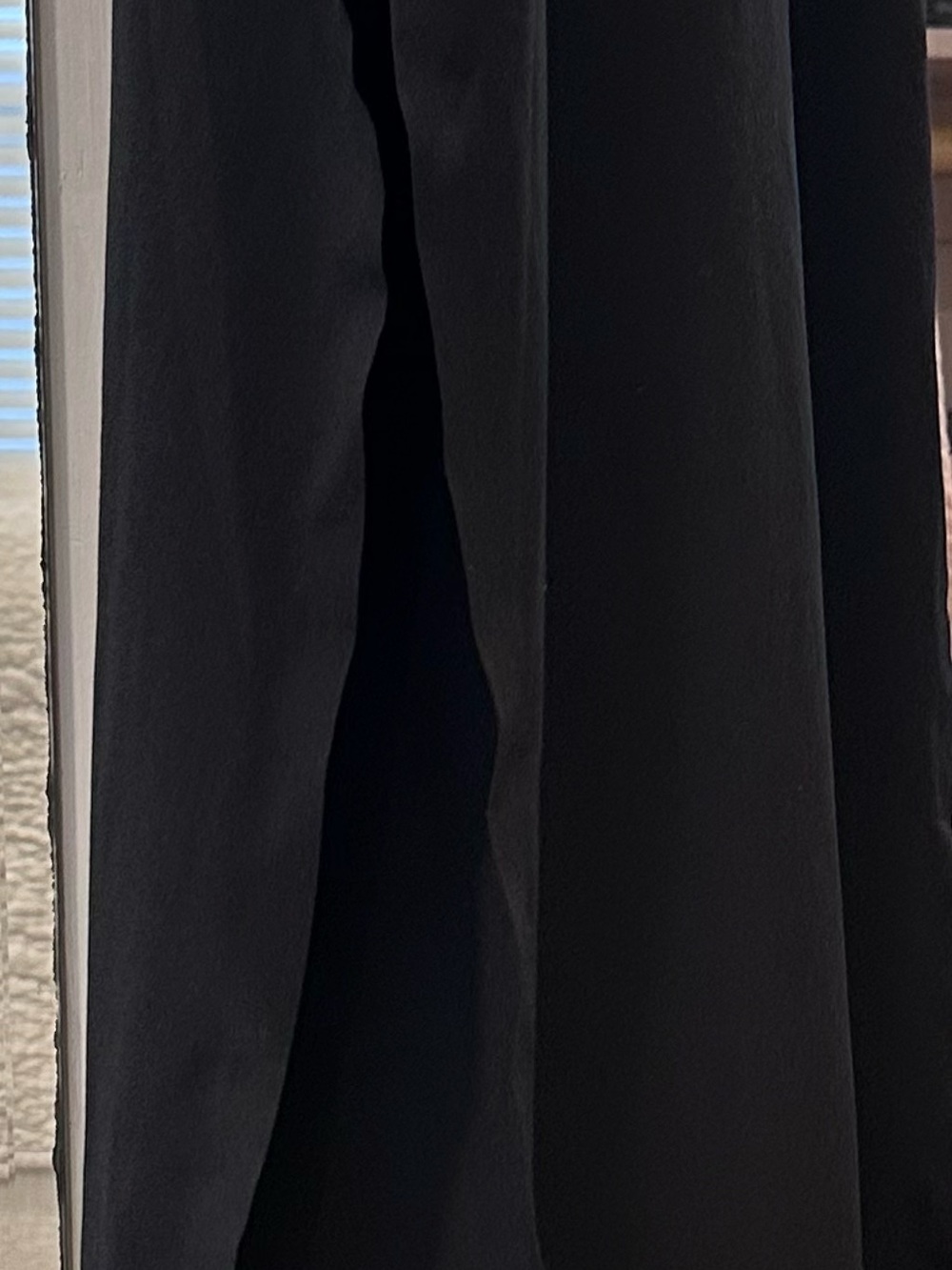 Athleta Black Sleeveless V-Neck Maxi Dress with Waist Tie - Picture 6 of 7